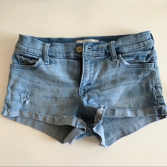 A&F Low Rise Jean Shorts - Picture 1 of 8